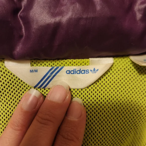 Adidas Original 2009 Colour-Block Hooded Zip Up Windbreaker Jacket Mens Size M - Picture 7 of 12